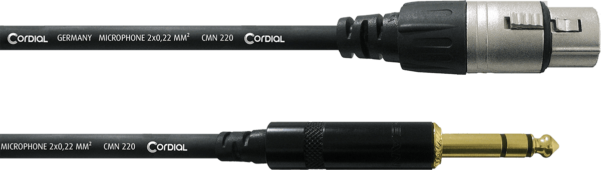 Cable De Audio Estéreo XLR Hembra/jack Estéreo 6 M