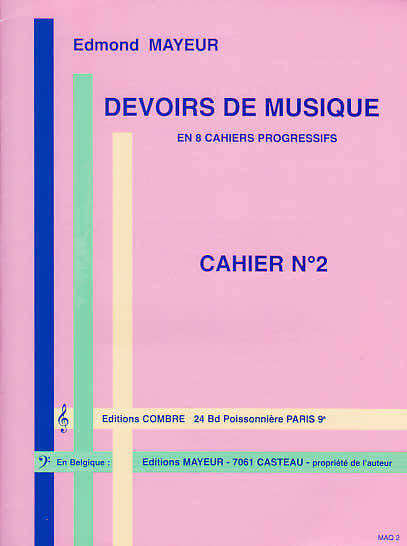 Mayeur Edmond - Cuaderno de deberes de música 2