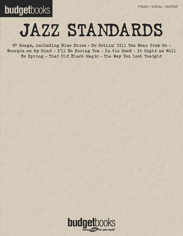 Budgetbooks: Jazz Standards