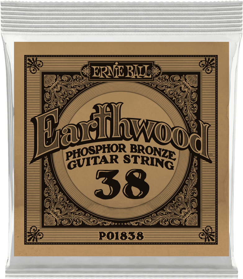 .038 EARTHWOOD PHOSPHOR BRONZE ACOUSTIC GUITAR STRINGS