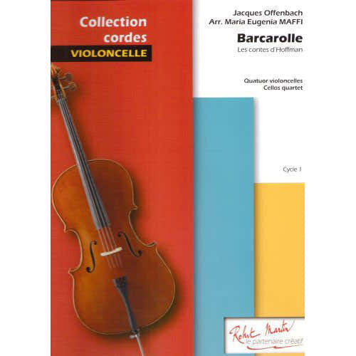 OFFENBACH J. MAFFI M.E. - MAFFI M.E. - Barcarola "Extracto de Los cuentos de Hoffmann" para cuatro violonchelos