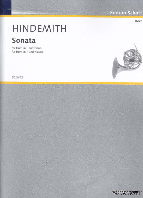 Hindemith Paul - Sonata - Horn In F And Piano
