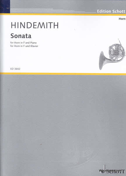 Hindemith Paul - Sonata - Horn In F And Piano