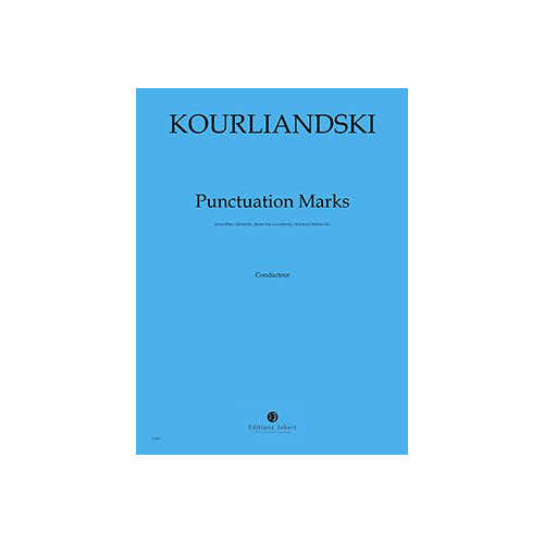 KOURLIANDSKI DMITRI - PUNCTUATION MARKS - QUINTETTE