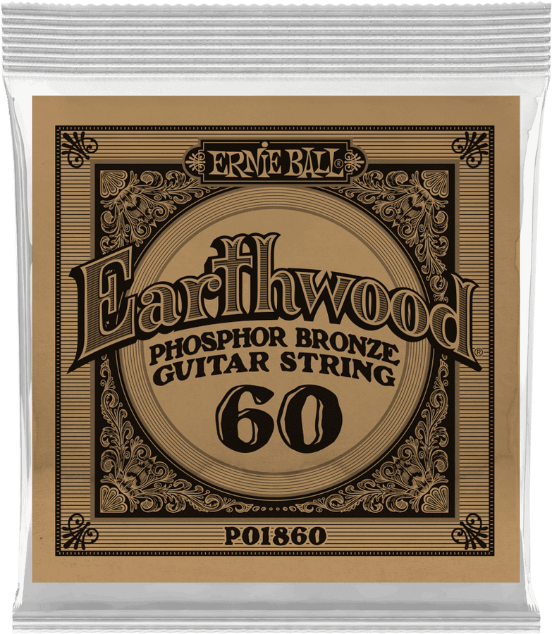 .060 EARTHWOOD PHOSPHOR BRONZE ACOUSTIC GUITAR STRINGS