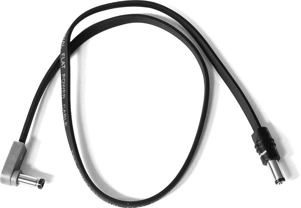 Cable De Alimentación Recto/Acodado - 48 cm Conector 2,5mm