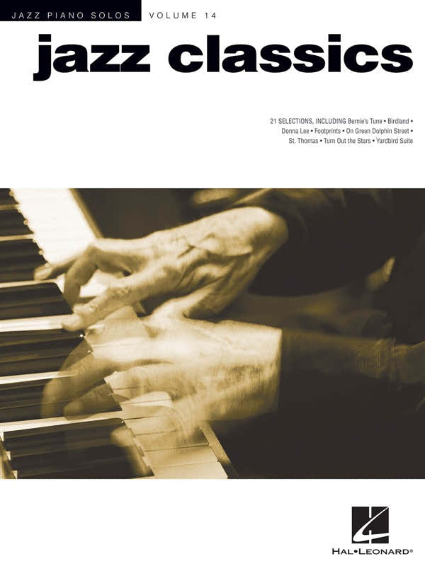 JAZZ PIANO SOLOS VOLUME 14 JAZZ CLASSICS SONGBOOK - PIANO SOLO