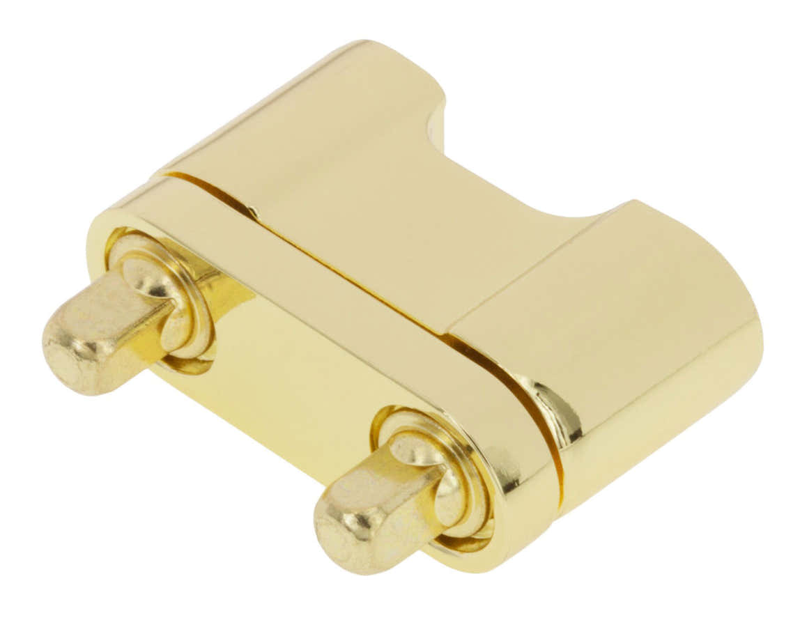 STOB4-BR Contrapieza de fundición a presión "deluxe" para bordonera de caja Dorado 25mm