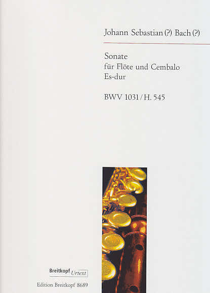 J.S. - Sonate Es-Dur Bwv 1031 - Flute Clavecin