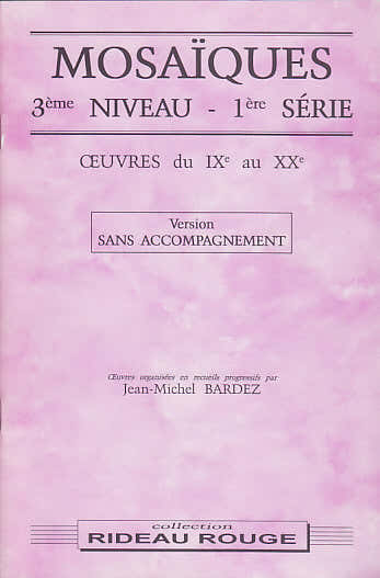 Bardez JEAN-michel - Mosaiques 3eme Niveau 1ere Serie