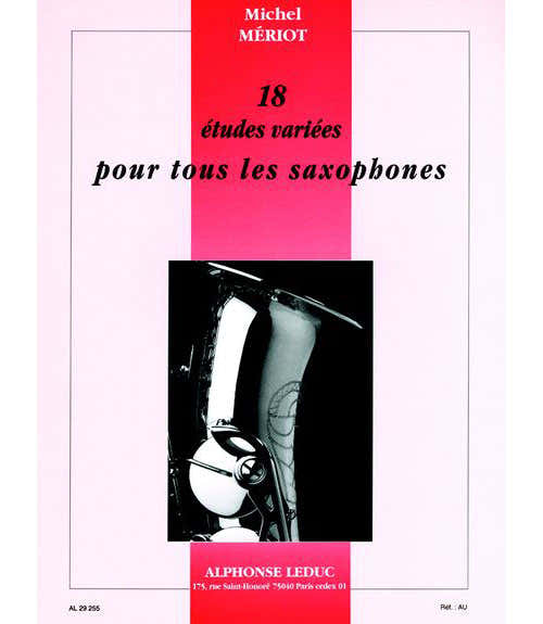 MERIOT MICHEL - 18 ETUDES VARIEES