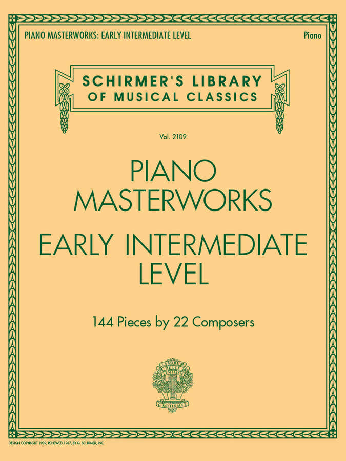 Obras maestras para piano - Nivel intermedio inicial