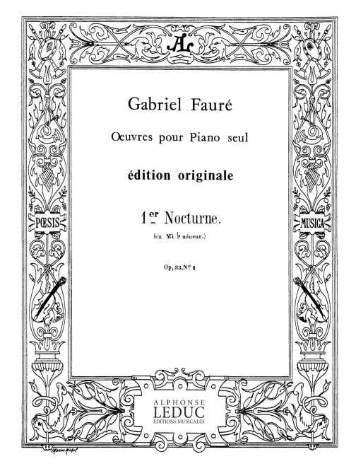 FAURE GABRIEL - NOCTURNE N°1
