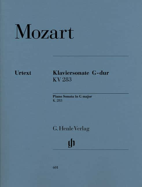 MOZART W.A. - PIANO SONATA G MAJOR K. 283 (189H)