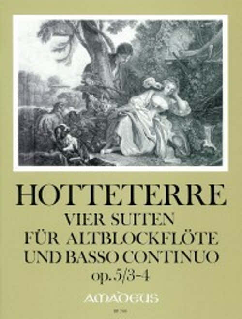 Hotteterre - 4 Suites Op.5 Vol.2 - Suites 3 & 4 - Flauta dulce alto & BC