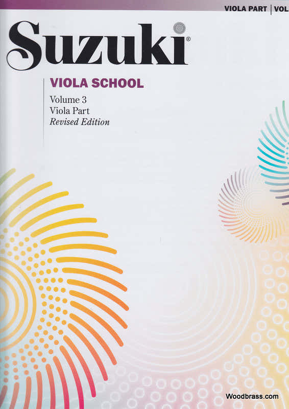 SUZUKI VIOLA SCHOOL VIOLA PART VOL.3 REV. EDITION