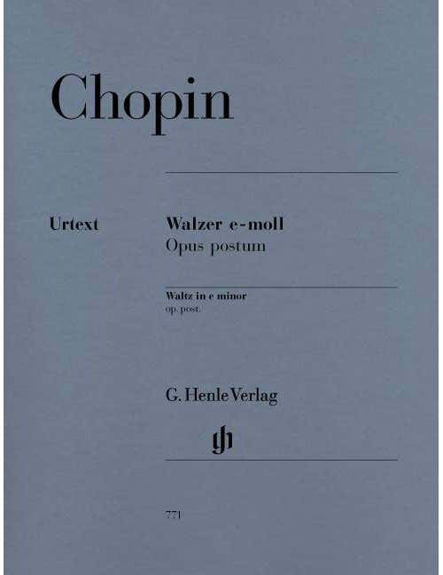 Chopin - Valse Mi Mineur Op. Post. - Piano