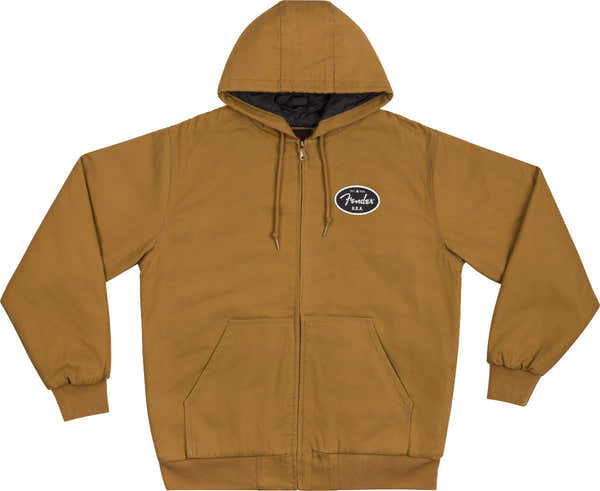 "XL" Chaqueta utilitaria de lona Color cuero