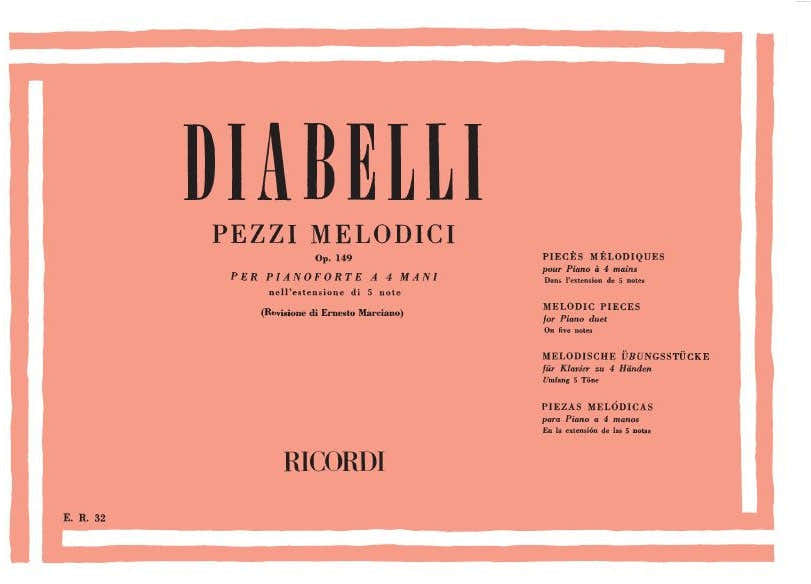 Pezzi Melodici Nell Estensione Di 5 Note Op. 149