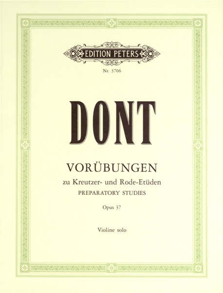 Dont Jacob - 24 ejercicios preparatorios Op.37 - Violín