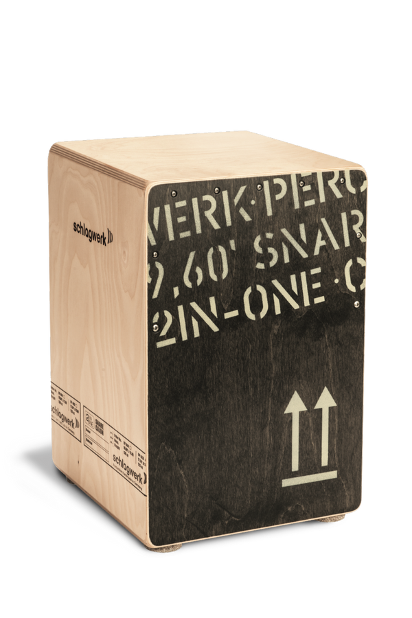 Cajon 2 In One CP403BLK 2inone Edición negra tamaño mediano