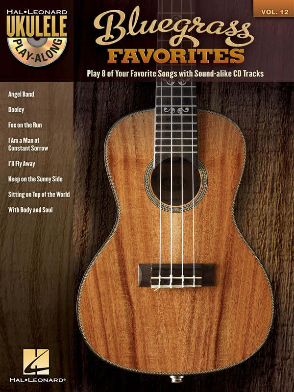 Ukulele Play Along Volume 12 Bluegrass Favorites + CD - Ukulele