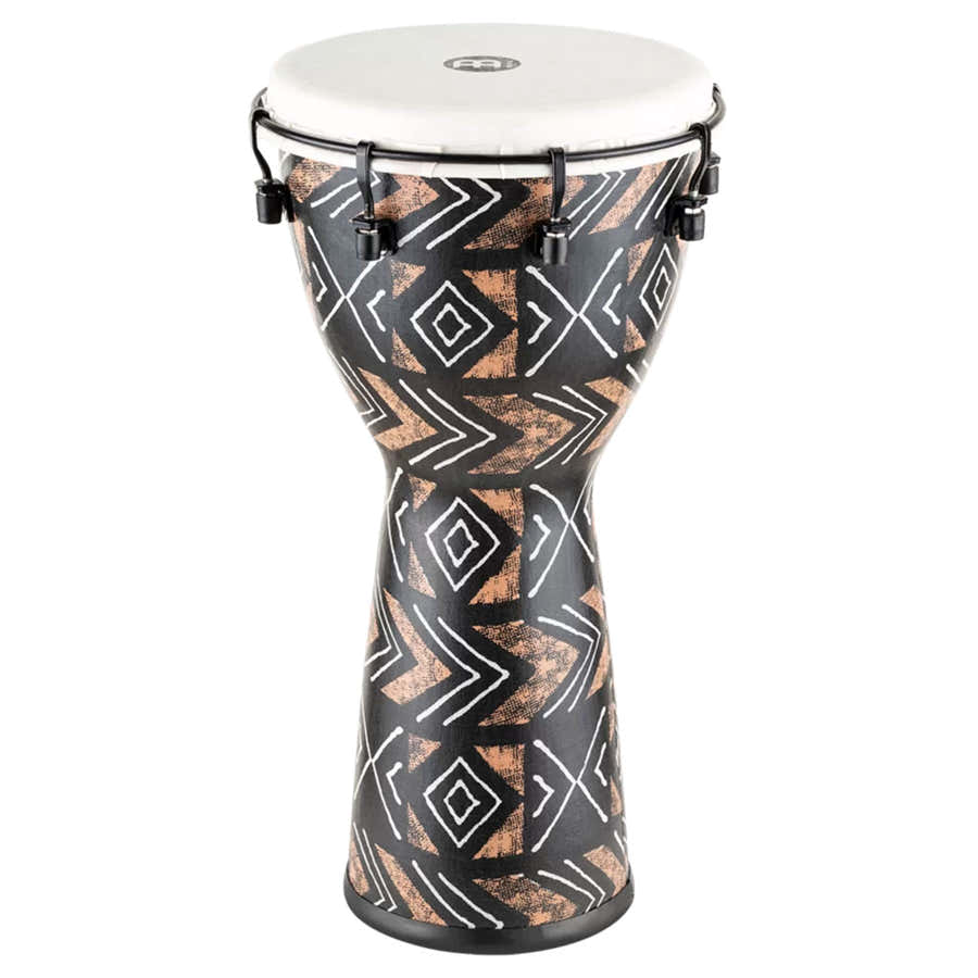 PERCUSSION 10" ALPINE SERIES DJEMBE SYNTHETIC HEAD KANGA SARONG