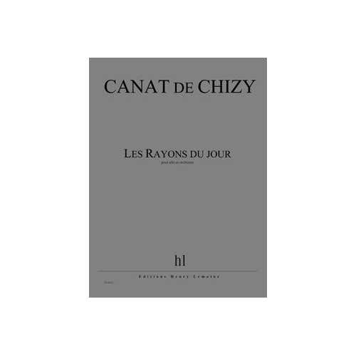 Canatchizy - Rayons Du Jour (les) Po - Concerto Pour Alto et Orchestre