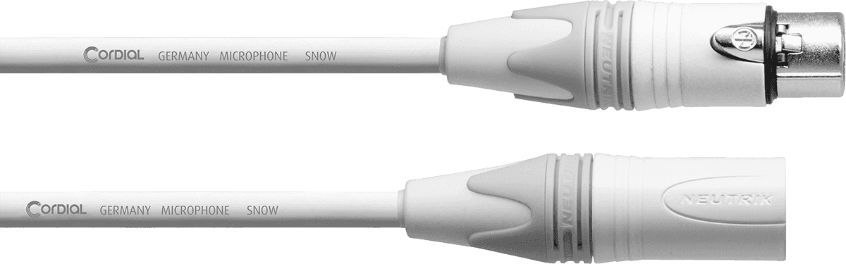 Cable de Micrófono XLR 5 M Blanco