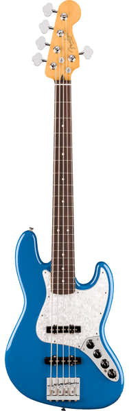 Jazz Bass V Active Player II Modified RW Azul Eléctrico