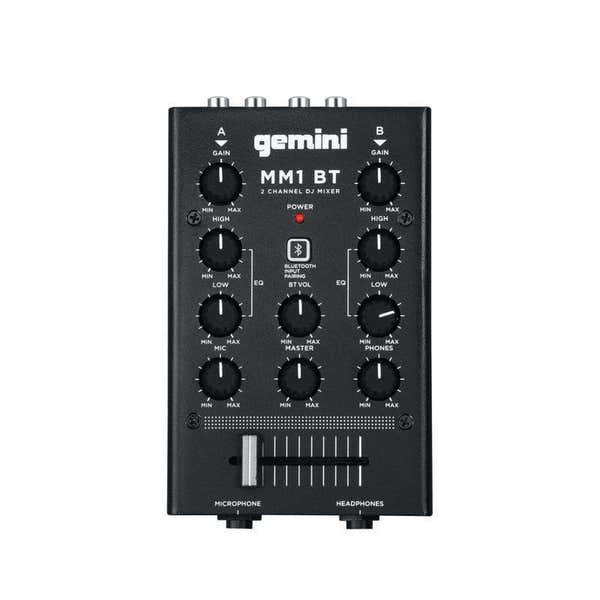 Gemini MM1BT - MESA DE MEZCLA - 2 CANALES (BLUETOOTH)