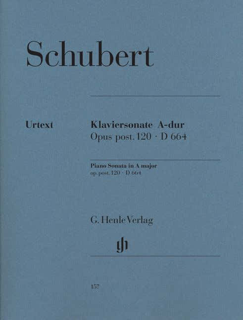 Schubert F. - Piano Sonata A Major Op. Post. 120 D 664 - Piano