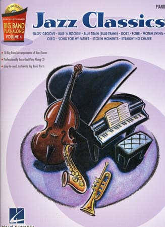 Big Band Play Along Vol.4 Jazz Classics + CD - Piano