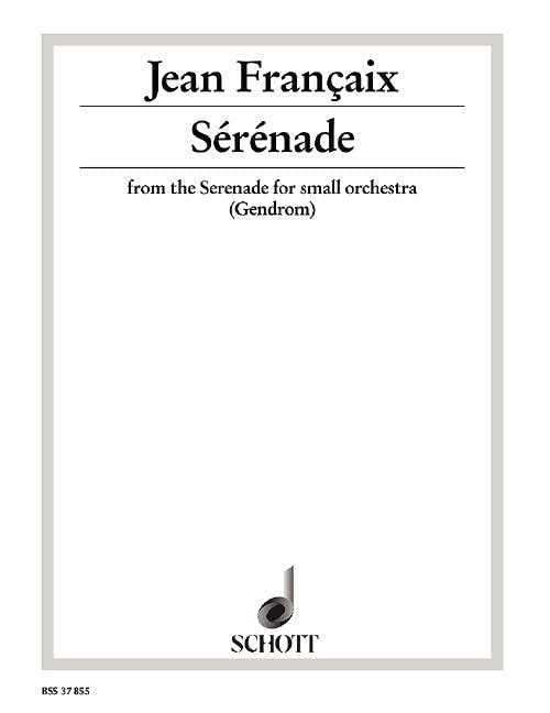 Françaix - Sérénade - Violoncelle et Piano