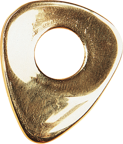 Dugain GOLD PLATED PICK WITH HOLE