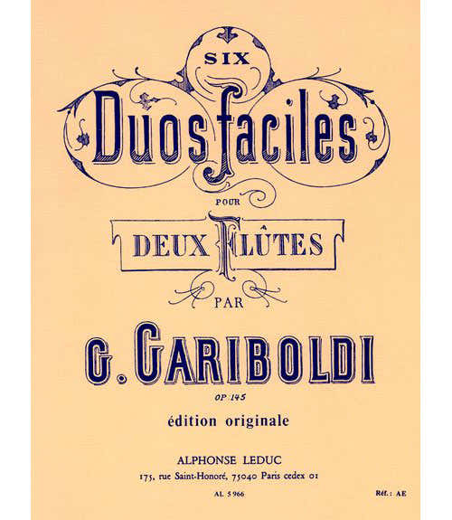 Gariboldi - 6 Duos Gradues Pour Flutes