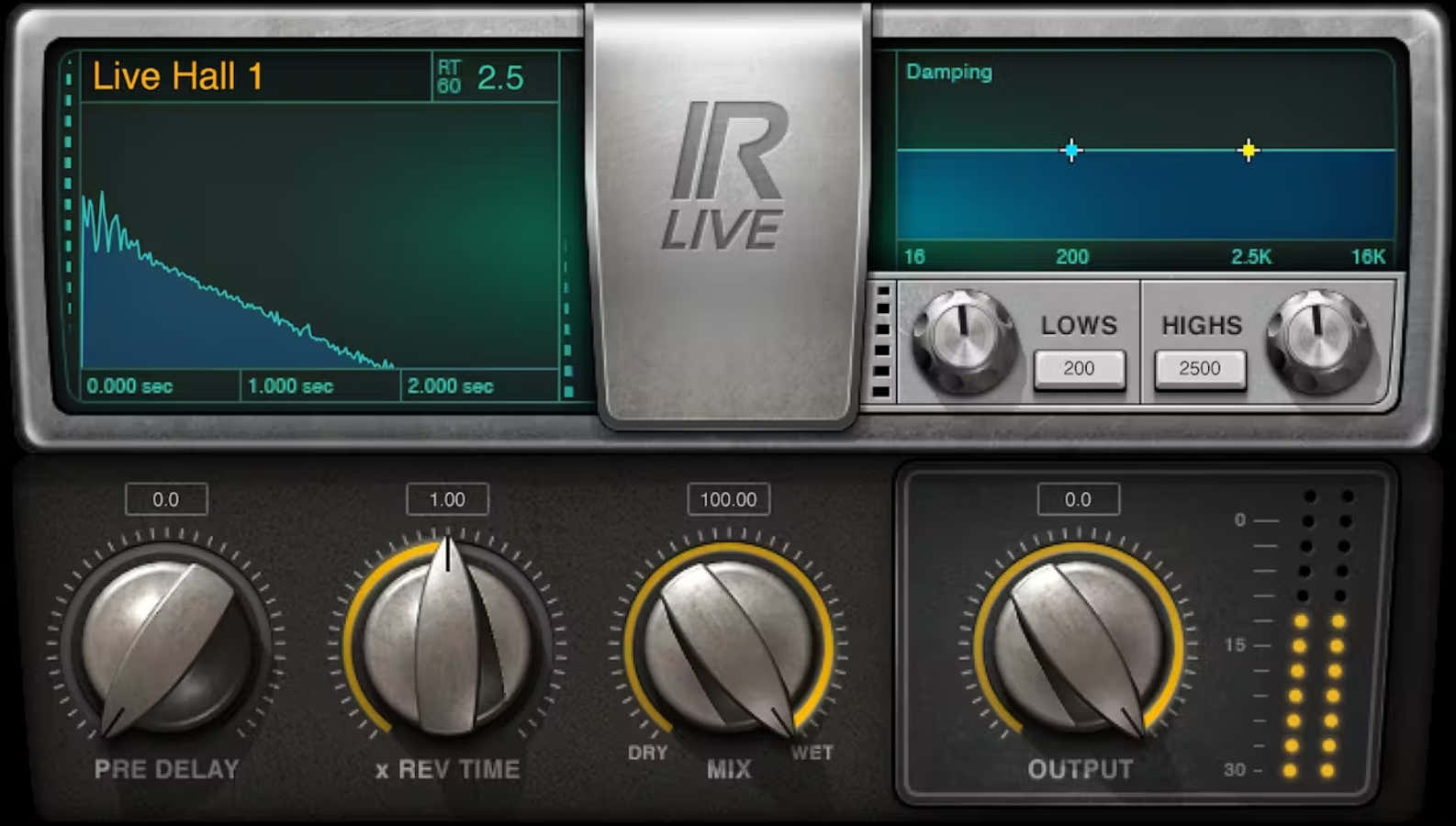 IR-Live Reverberación por convolución
