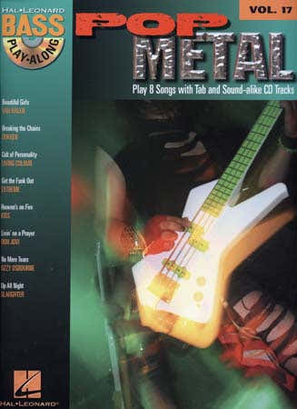 BASS PLAY ALONG VOL.17 POP METAL + CD - BASSE TAB