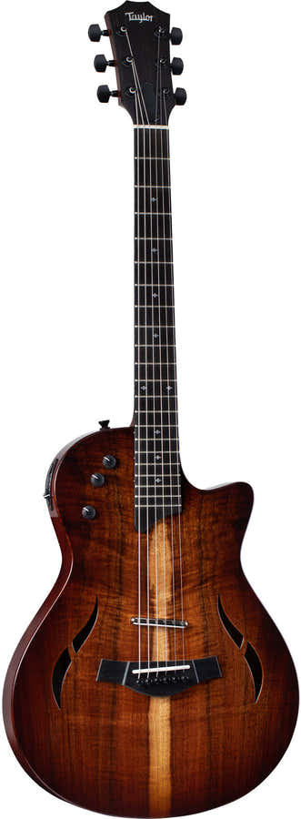 T5z Classic Tapa de koa hawaiano, degradado sombreado en los bordes