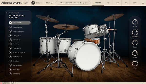 XLN Audio Addictive Drums 2 Modern Soul y R&B ADpak