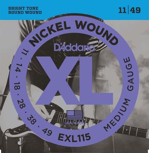 D'ADDARIO EXL 115 11 14 18 28 38 49