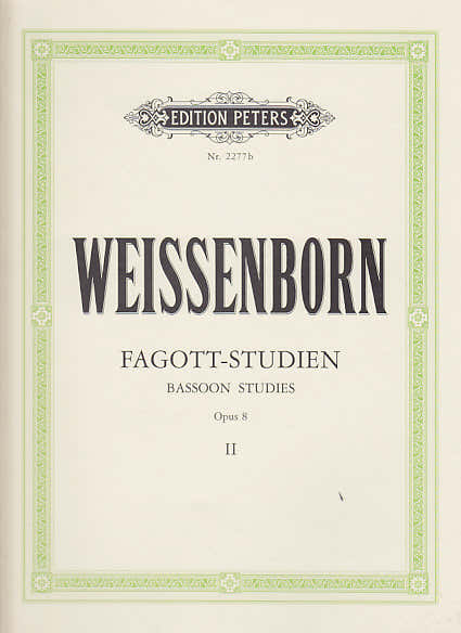 Weissenborn - Etudes Pour Basson Op.8 Vol.2