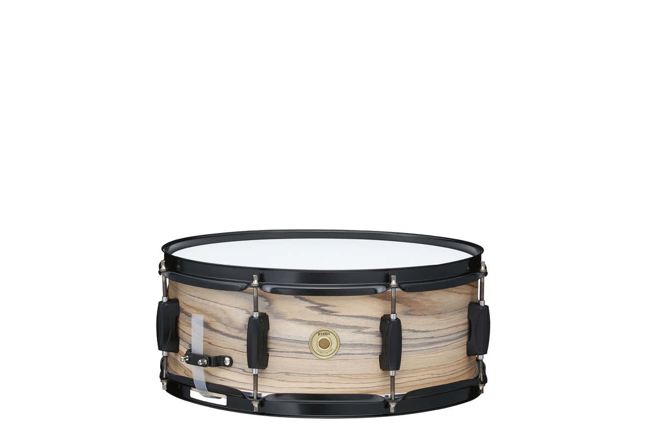WOODWORKS 14X5.5 SNARE DRUM NATURAL ZEBRAWOOD WRAP