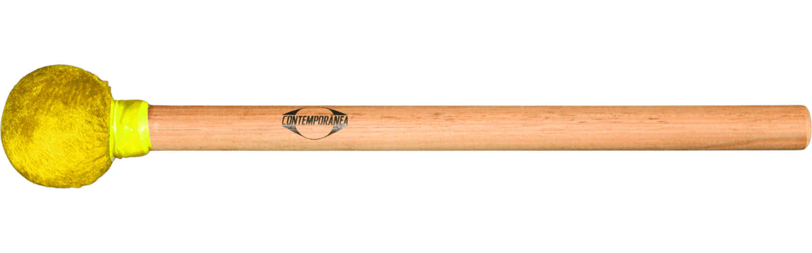 Wooden surdo mallet 40cm - Yellow
