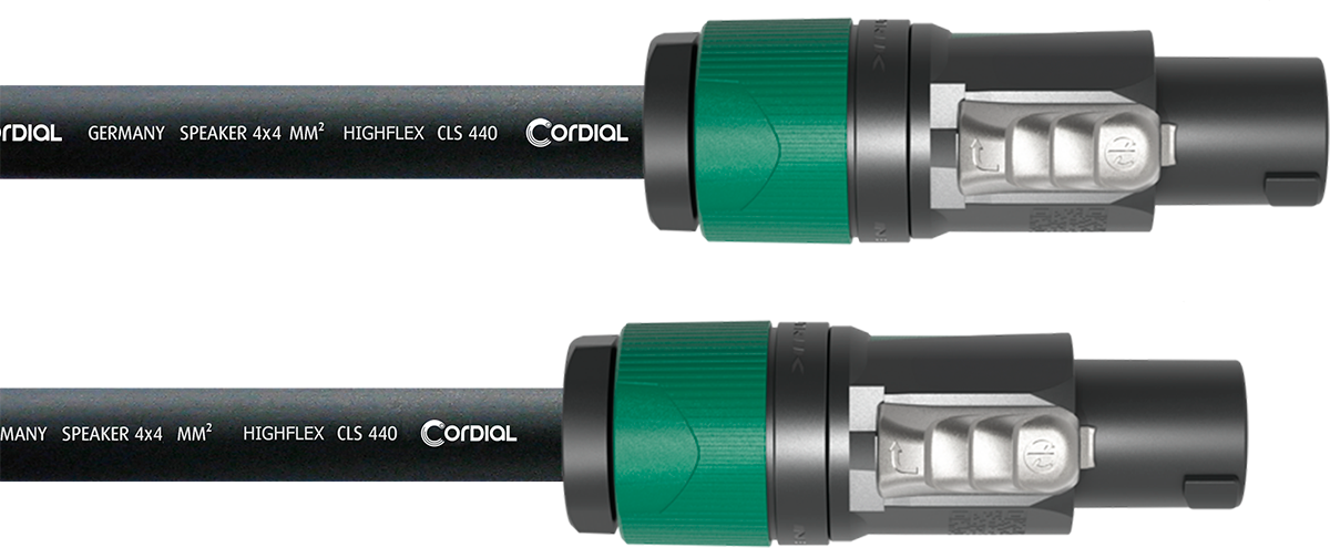Cable de altavoz Speakon 4 puntos 4x 4 mm - 10m