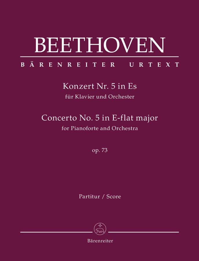 Beethoven L.V. - Concerto For Pianoforte And Orchester N°5 Op.73 - Score