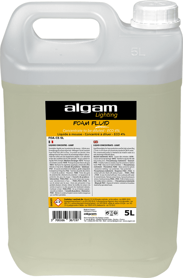 Líquido de espuma concentrado para diluir ECO 4% 5L