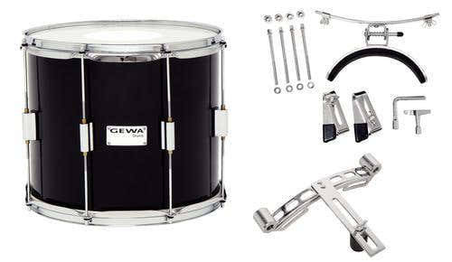 Tambor Tenor 14X10 (sin Bordón) Abedul Negro