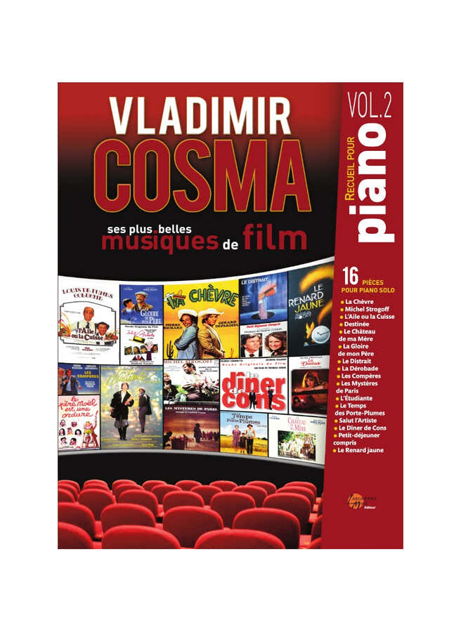Cosma V. - Ses Plus Belles Musiques De Film vol.2 - Piano