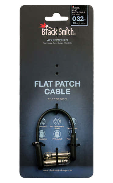 Cable patch 0.10M Jacks acodados